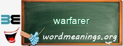 WordMeaning blackboard for warfarer